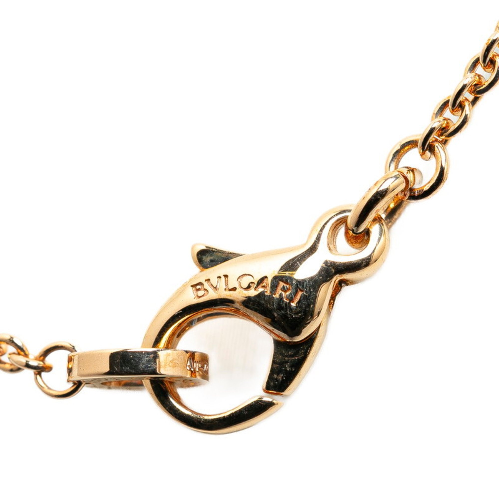 BVLGARI B.zero1 Necklace 335924 K18PG Pink Gold Women's