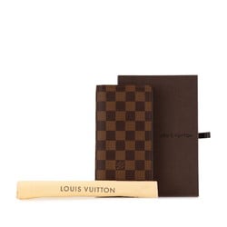 Louis Vuitton Damier Portefeuille Brazza Long Wallet N60017 Brown PVC Leather Women's LOUIS VUITTON