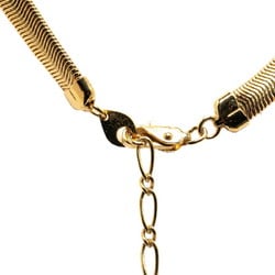 Yves Saint Laurent Saint Laurent Plate Necklace Gold Plated Women's SAINT LAURENT