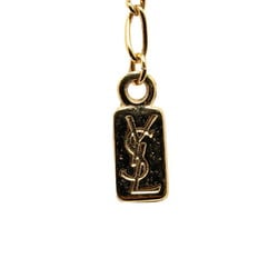 Yves Saint Laurent Saint Laurent Plate Necklace Gold Plated Women's SAINT LAURENT