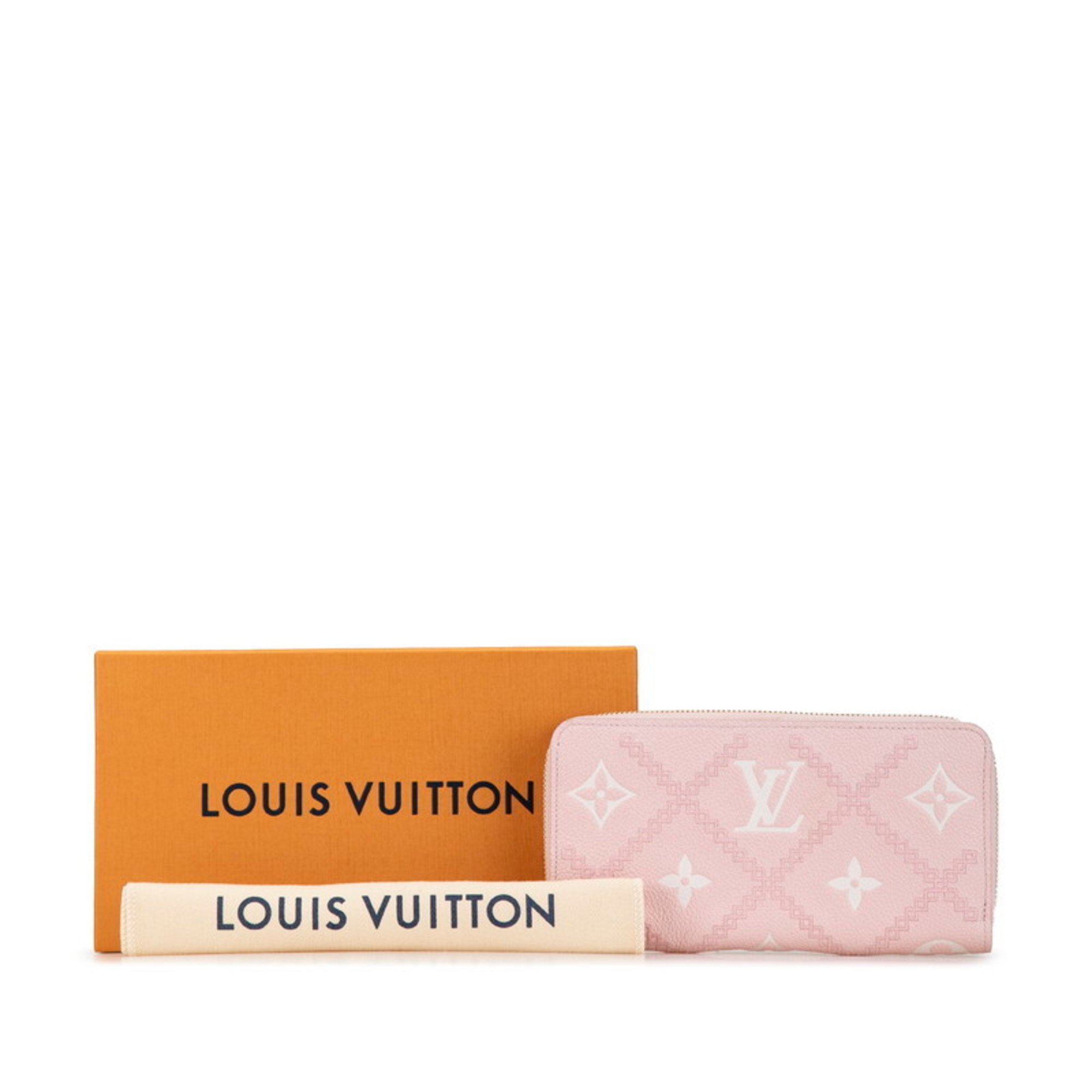 Louis Vuitton Monogram Empreinte Zippy Wallet Long M81138 Broderie Leather Canvas Women's LOUIS VUITTON