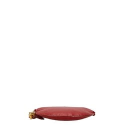 PRADA Coin Case, Purse, 1M1443, Red Saffiano Leather, Women's