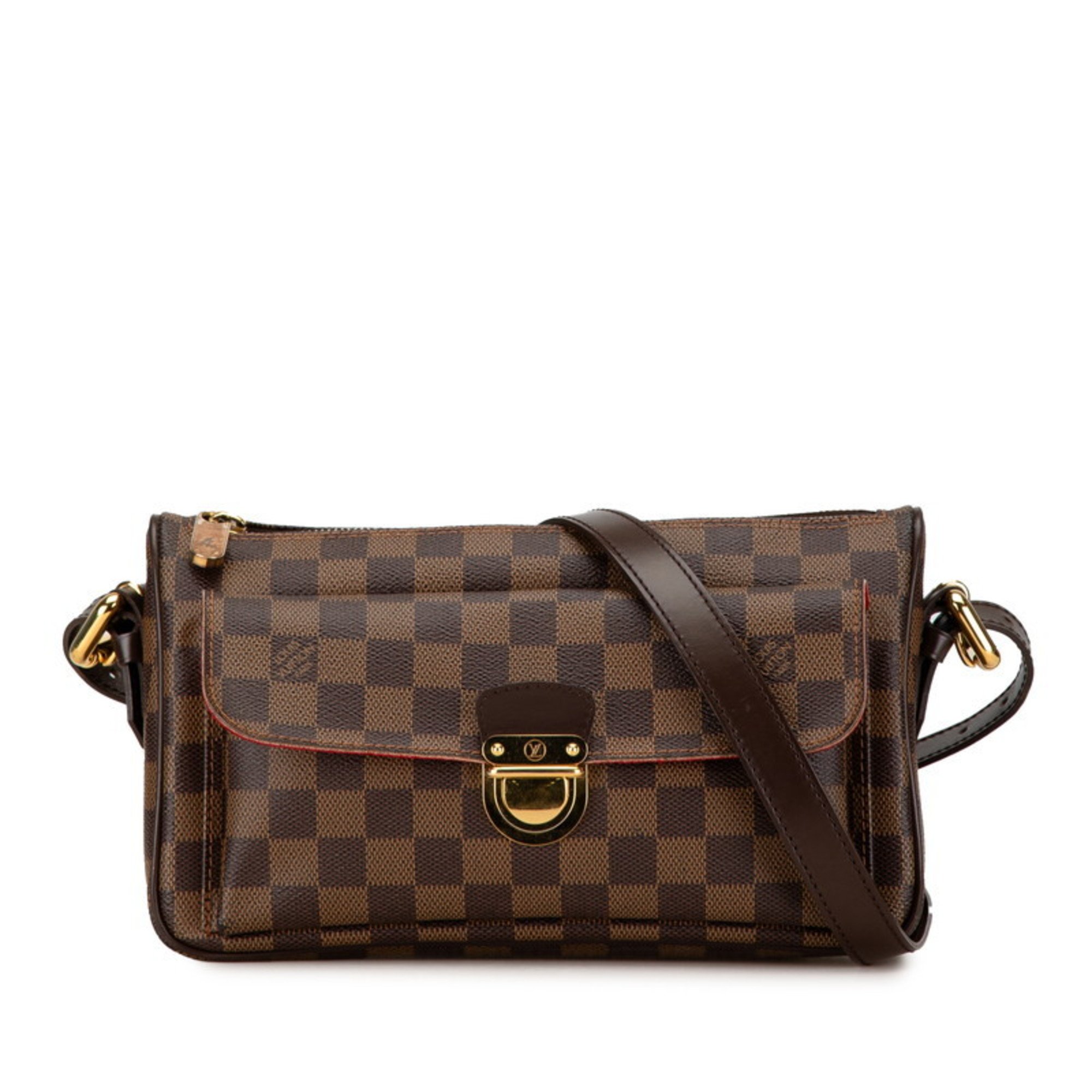 Louis Vuitton Damier Ravello GM Shoulder Bag N60006 Brown PVC Leather Women's LOUIS VUITTON