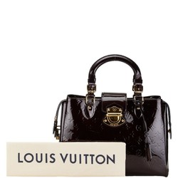 Louis Vuitton Monogram Vernis Melrose Avenue Handbag M93757 Amaranth Purple Patent Leather Women's LOUIS VUITTON