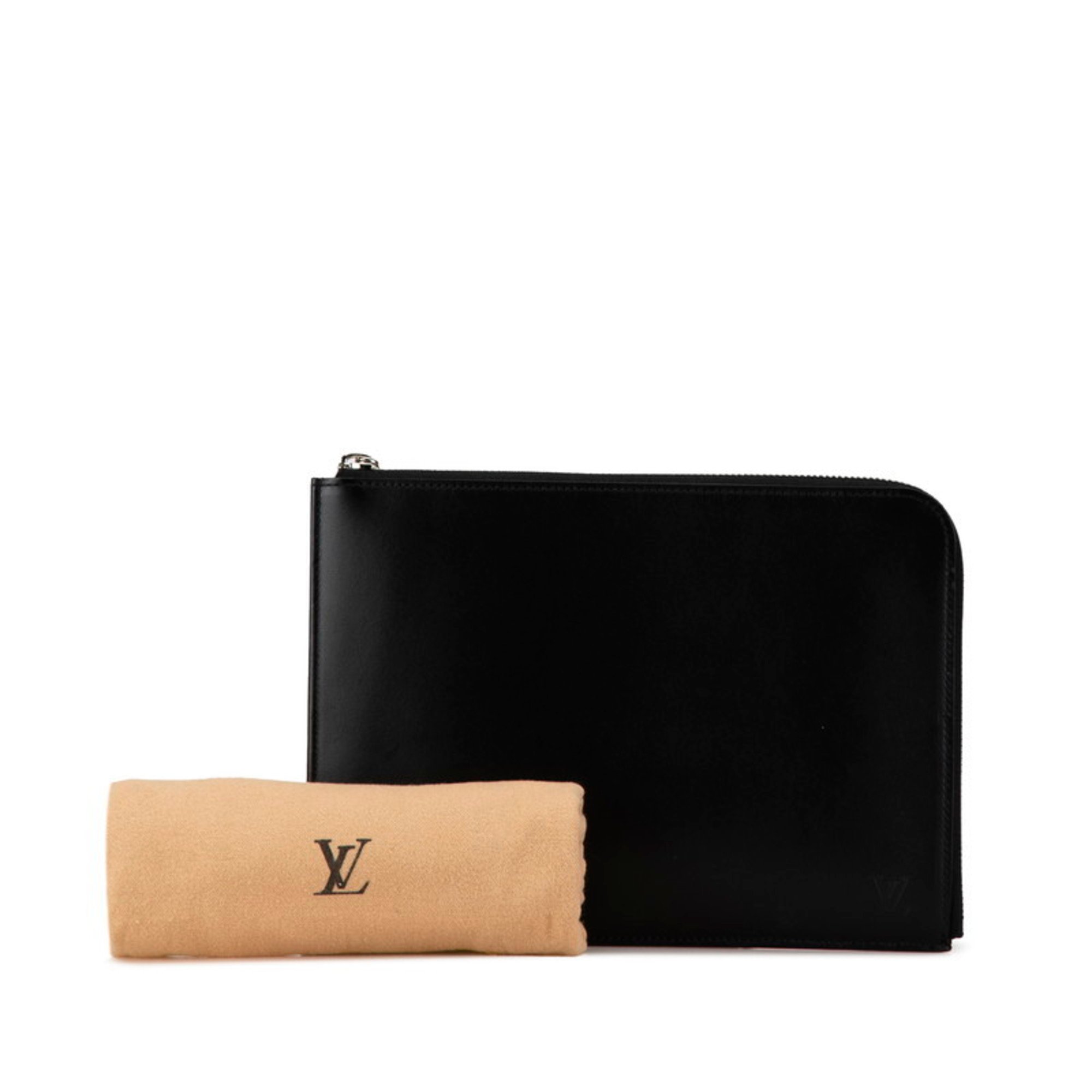 Louis Vuitton Nomade Pochette Jour PM Second Bag Clutch R99303 Noir Black Leather Men's LOUIS VUITTON