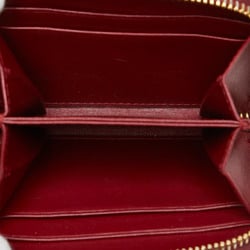 Prada Round Coin Case, Red Leather, Women's, PRADA