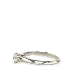 Tiffany solitaire diamond ring, Pt950 platinum, for women, TIFFANY&Co.