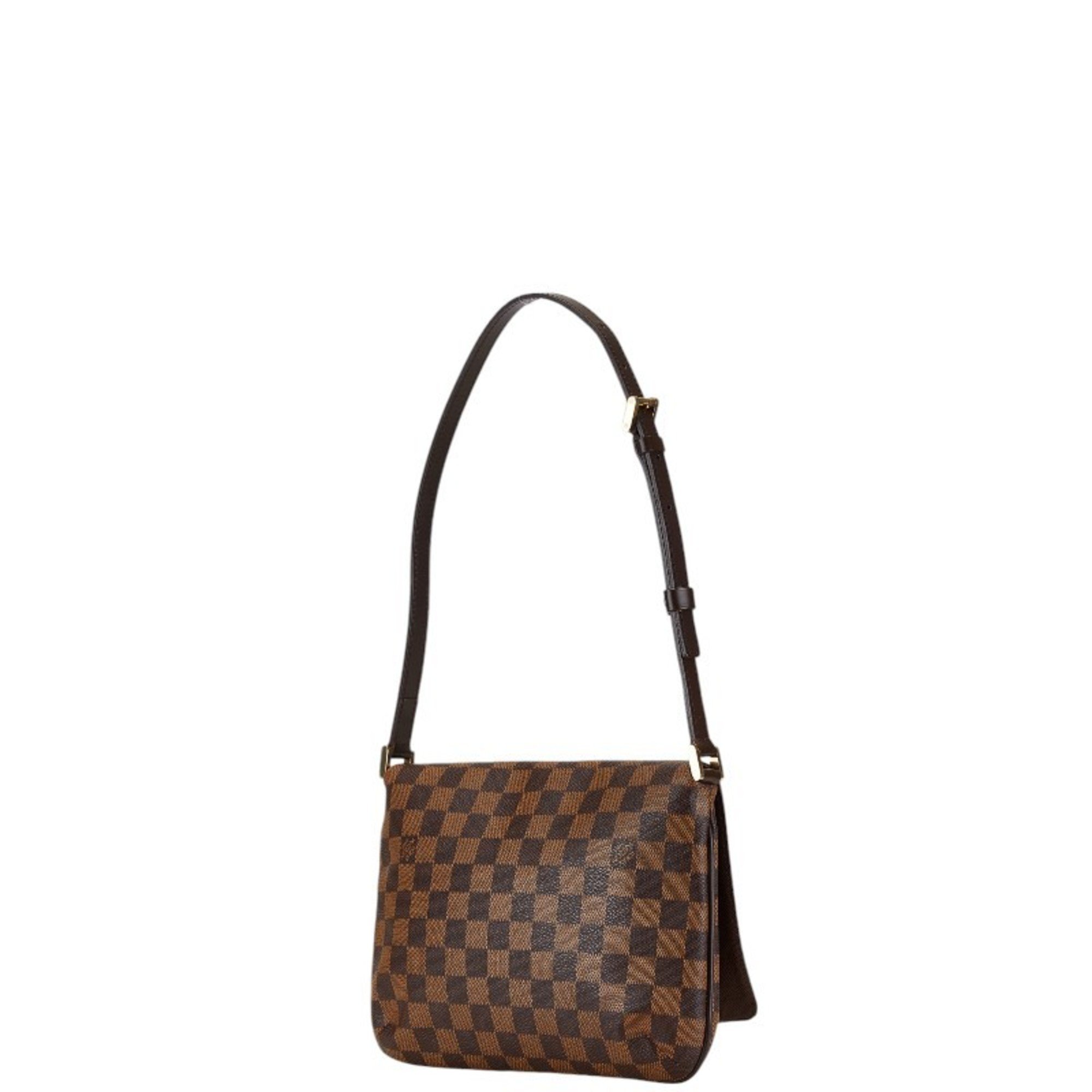 Louis Vuitton Damier Musette Tango Shoulder Bag Handbag N51255 Brown PVC Leather Women's LOUIS VUITTON