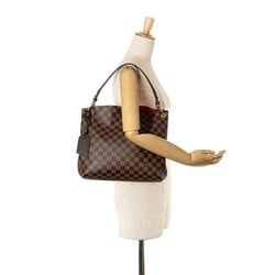 Louis Vuitton Damier Graceful PM Shoulder Bag N44044 Brown PVC Leather Women's LOUIS VUITTON