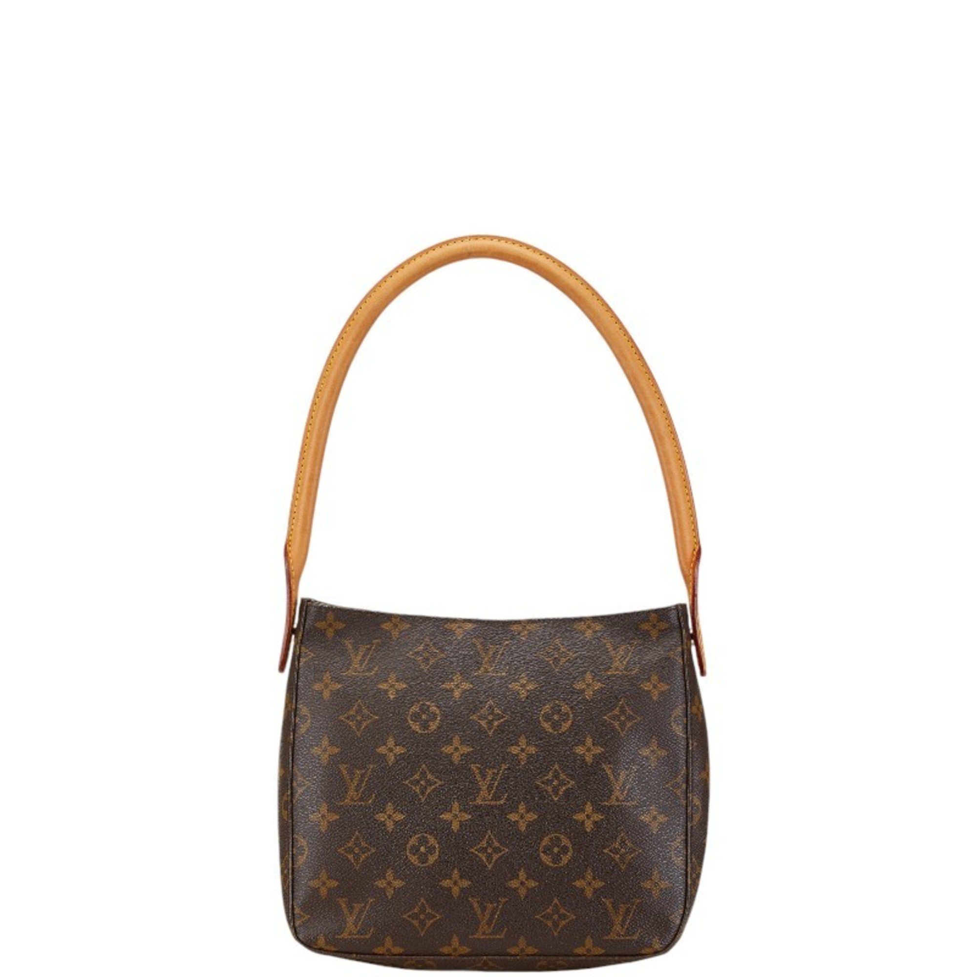 Louis Vuitton Monogram Looping MM Shoulder Bag Handbag M51146 Brown PVC Leather Women's LOUIS VUITTON