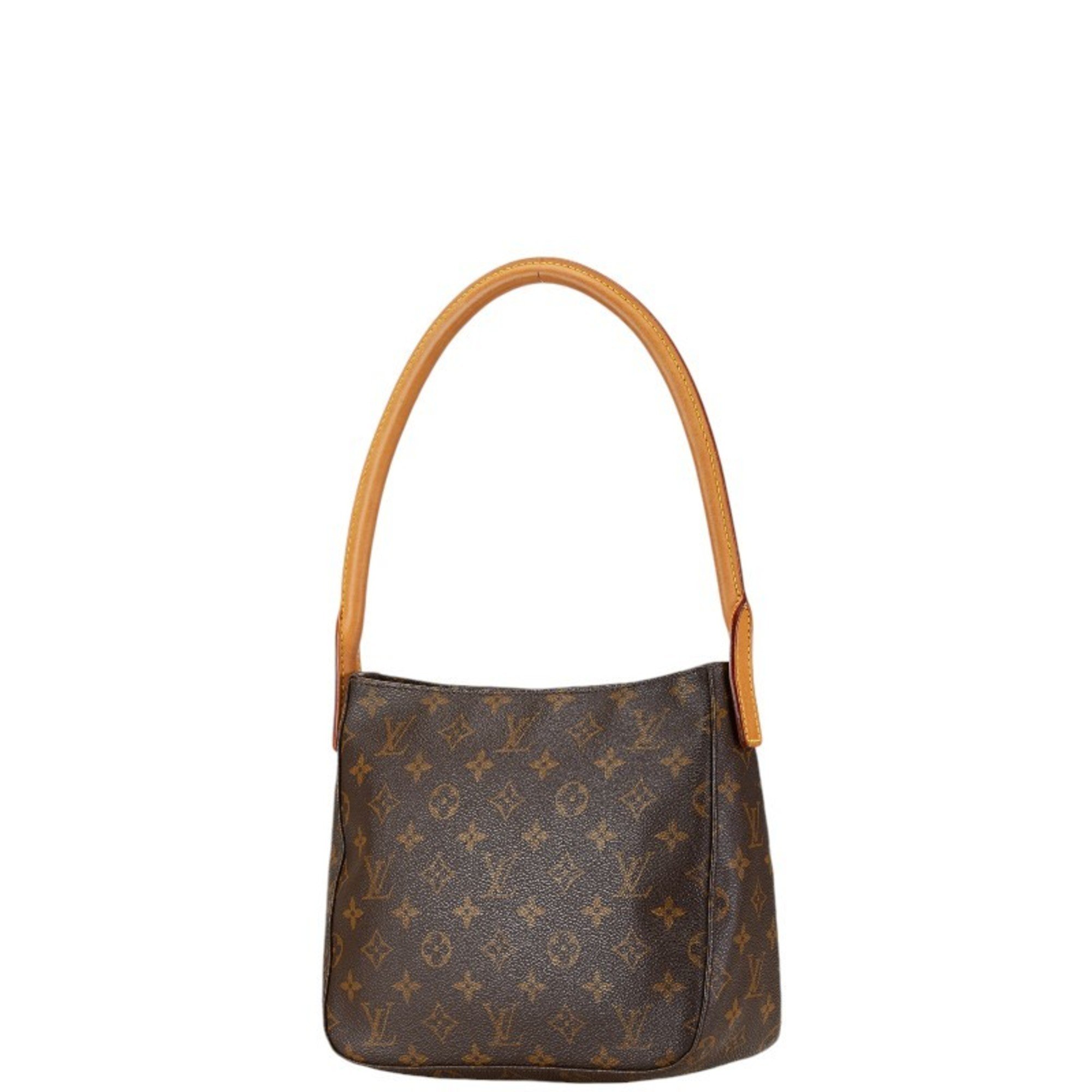 Louis Vuitton Monogram Looping MM Shoulder Bag Handbag M51146 Brown PVC Leather Women's LOUIS VUITTON