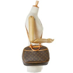 Louis Vuitton Monogram Trouville Handbag Shoulder Bag M42228 Brown PVC Leather Women's LOUIS VUITTON