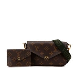 Louis Vuitton Monogram Multi Pochette Felicie Shoulder Bag M80091 Brown PVC Leather Women's LOUIS VUITTON