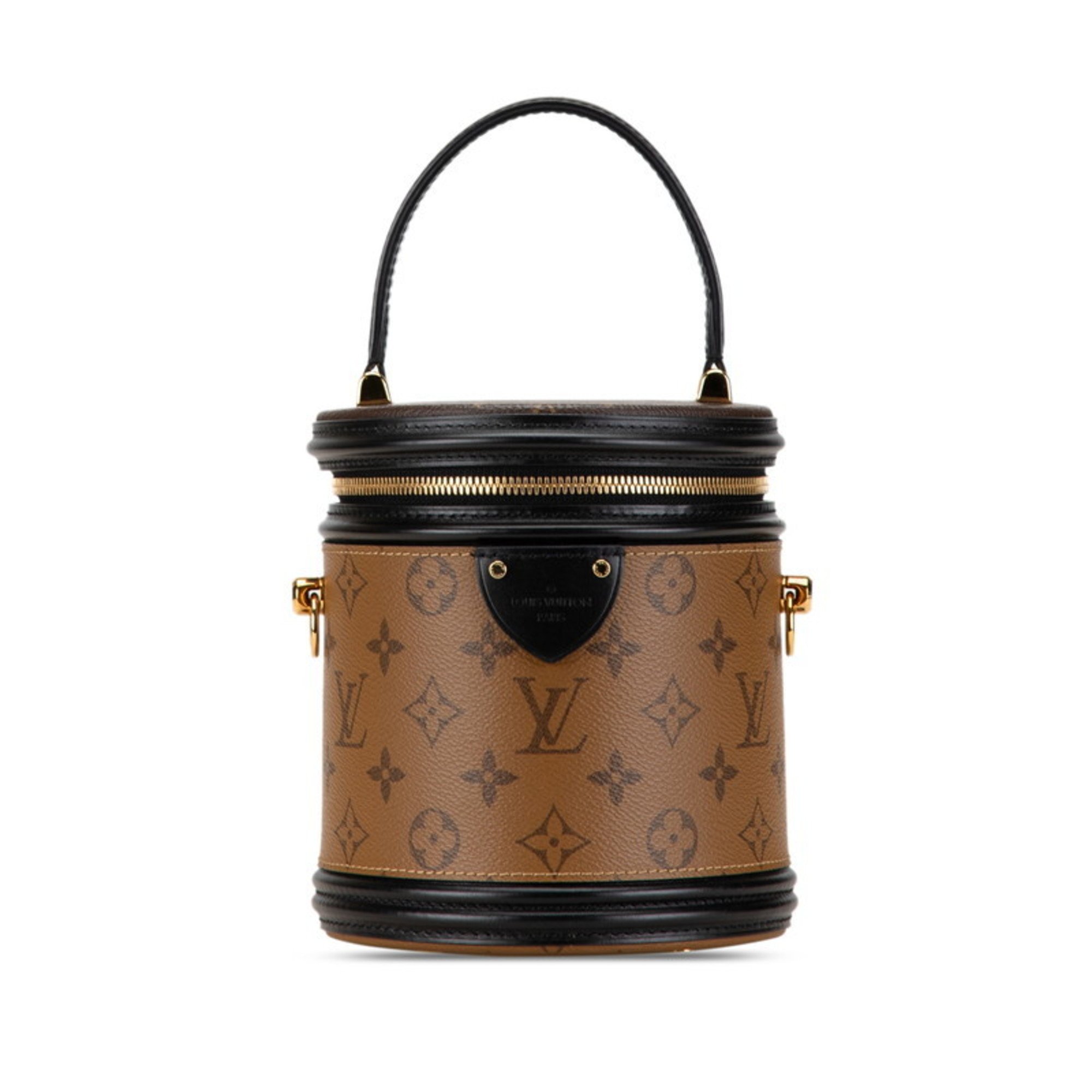 Louis Vuitton Monogram Reverse Cannes Vanity Bag Handbag M43986 Brown PVC Leather Women's LOUIS VUITTON