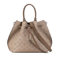 Louis Vuitton Monogram Mahina Girolata Handbag Tote Bag Shoulder M54403 Galle Beige Leather Women's LOUIS VUITTON