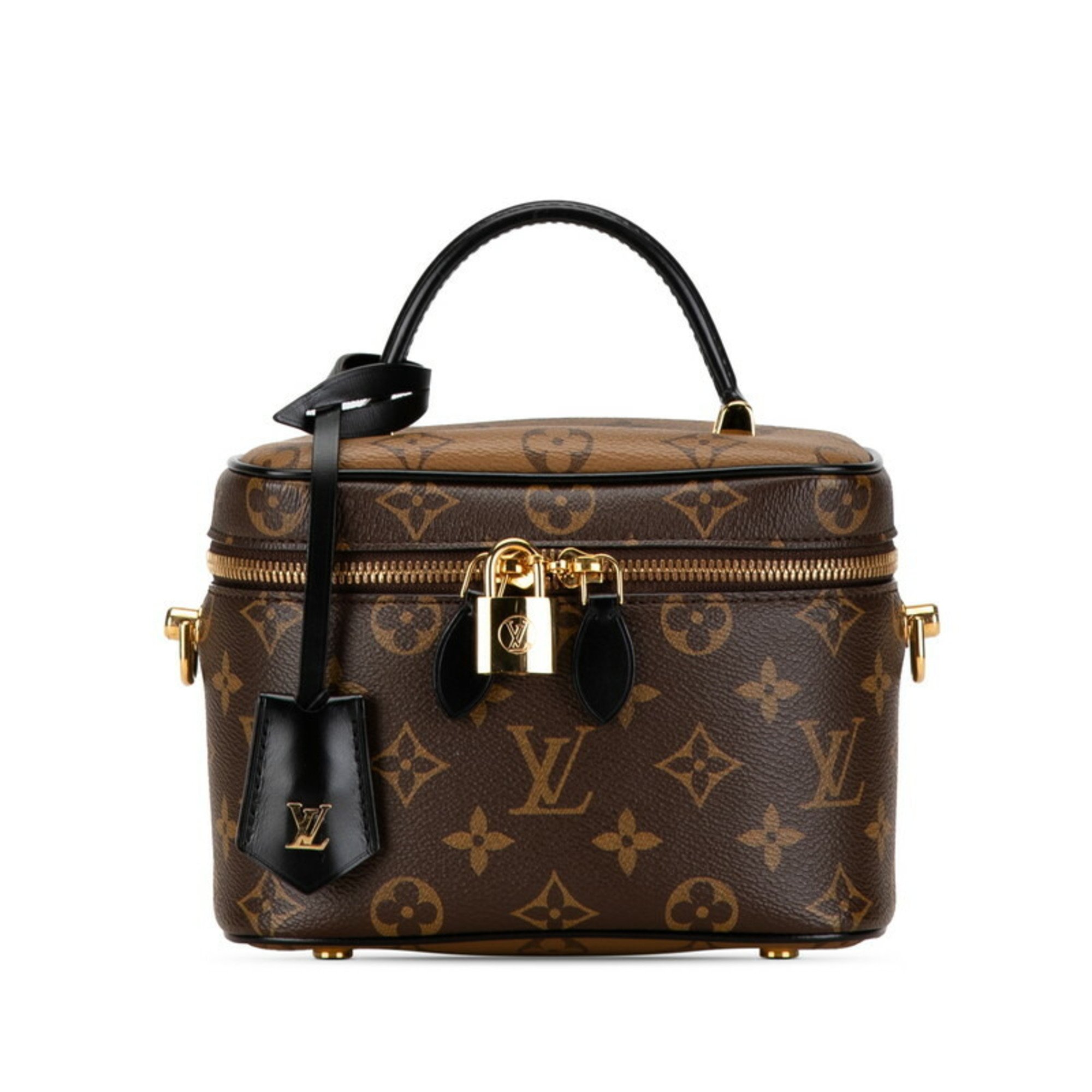 Louis Vuitton Monogram Reverse Vanity NV PM Bag Shoulder M45165 Brown PVC Leather Women's LOUIS VUITTON