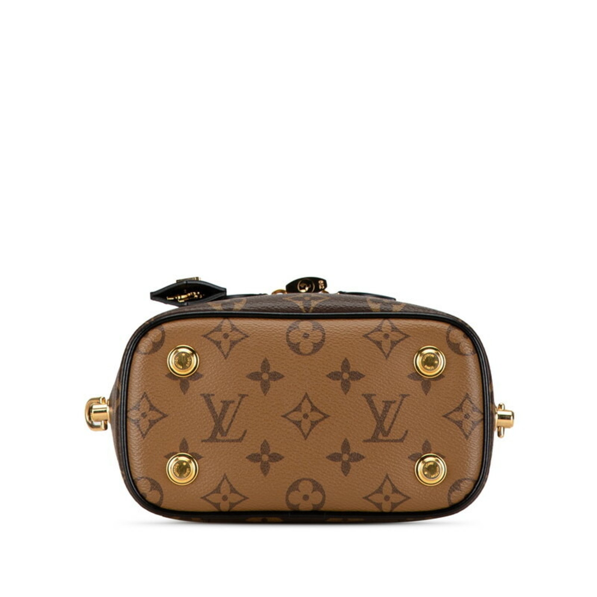 Louis Vuitton Monogram Reverse Vanity NV PM Bag Shoulder M45165 Brown PVC Leather Women's LOUIS VUITTON