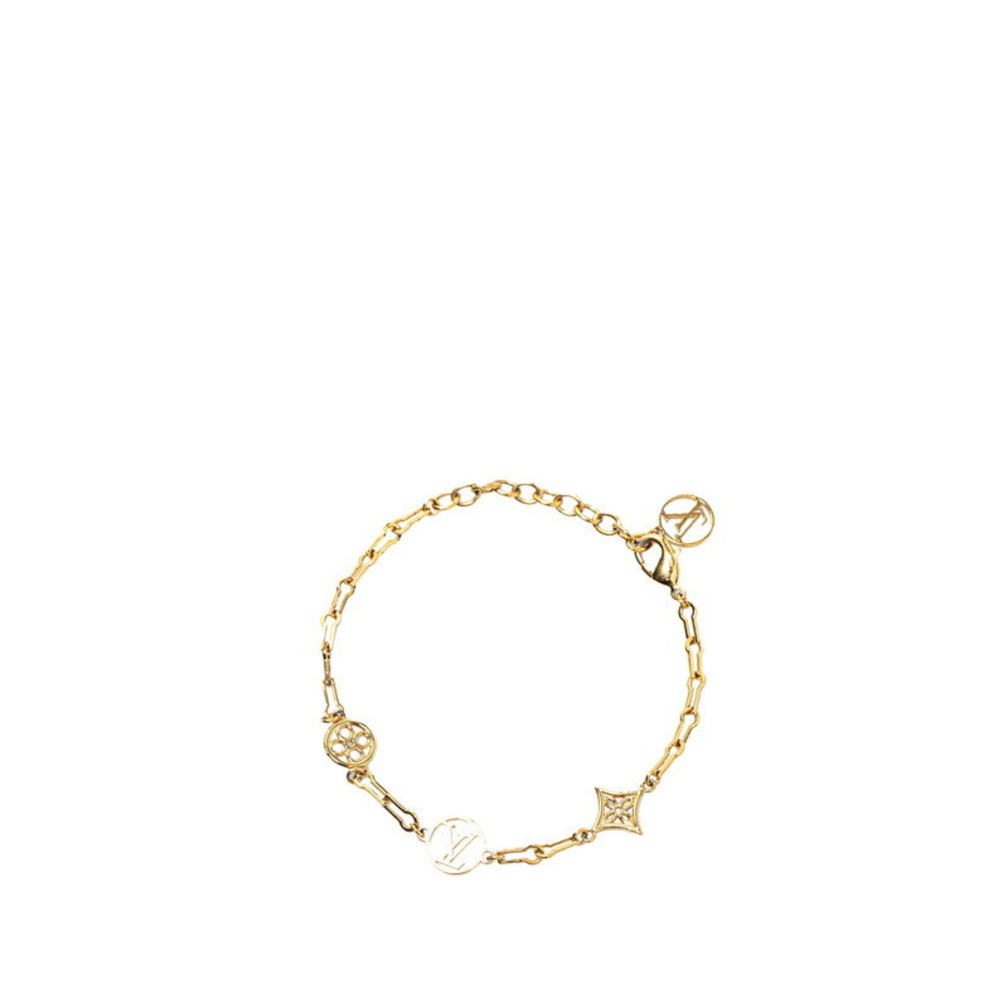 Louis Vuitton Bracelet Forever Young M69584 Gold Plated Women's LOUIS VUITTON