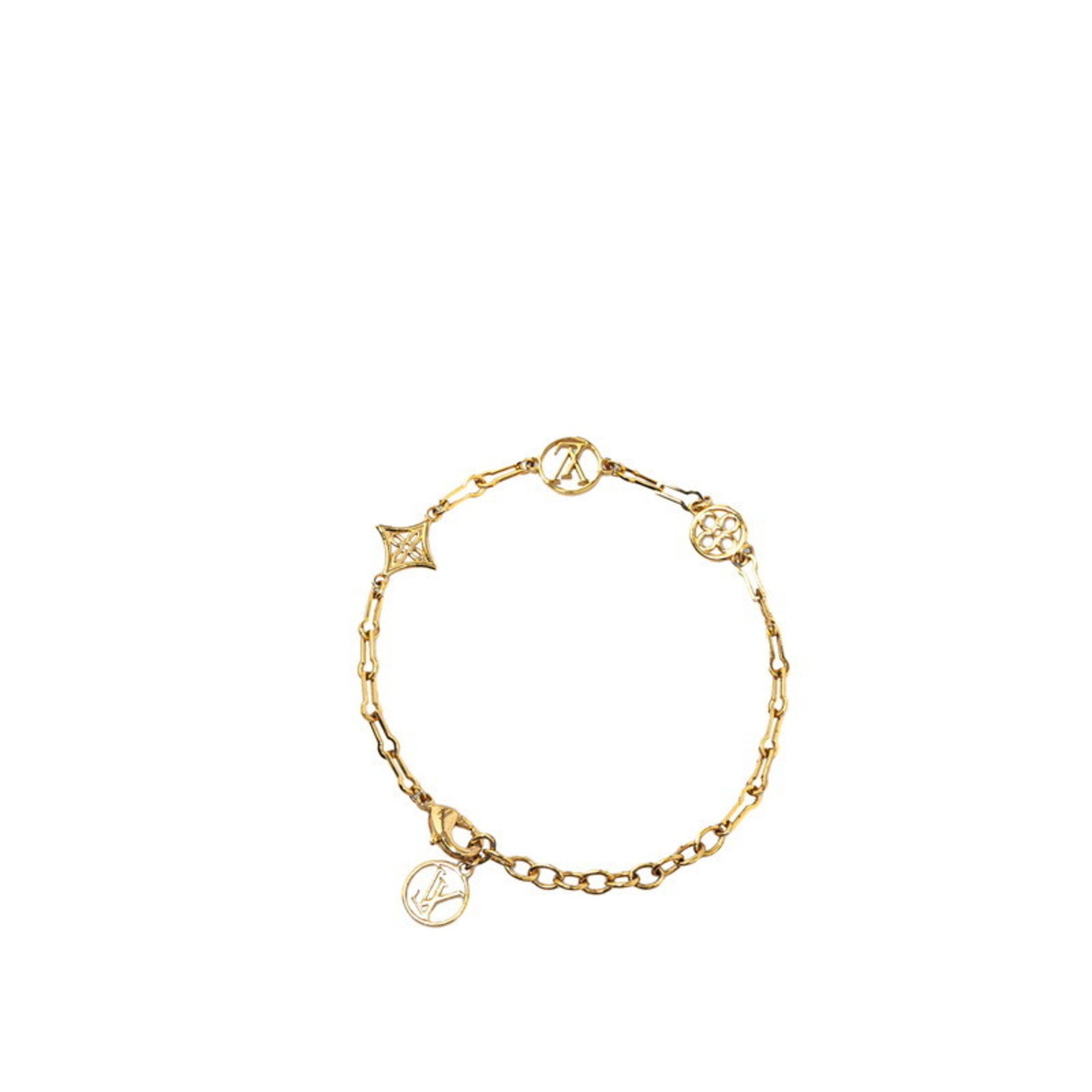 Louis Vuitton Bracelet Forever Young M69584 Gold Plated Women's LOUIS VUITTON