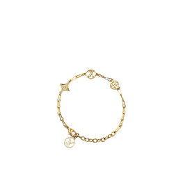 Louis Vuitton Bracelet Forever Young M69584 Gold Plated Women's LOUIS VUITTON