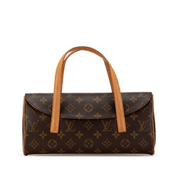 Louis Vuitton Monogram Sonatine Handbag M51902 Brown PVC Leather Women's LOUIS VUITTON