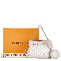 Louis Vuitton Monogram Mahina Bella Handbag Shoulder Bag M57068 Magnolia Leather Women's LOUIS VUITTON