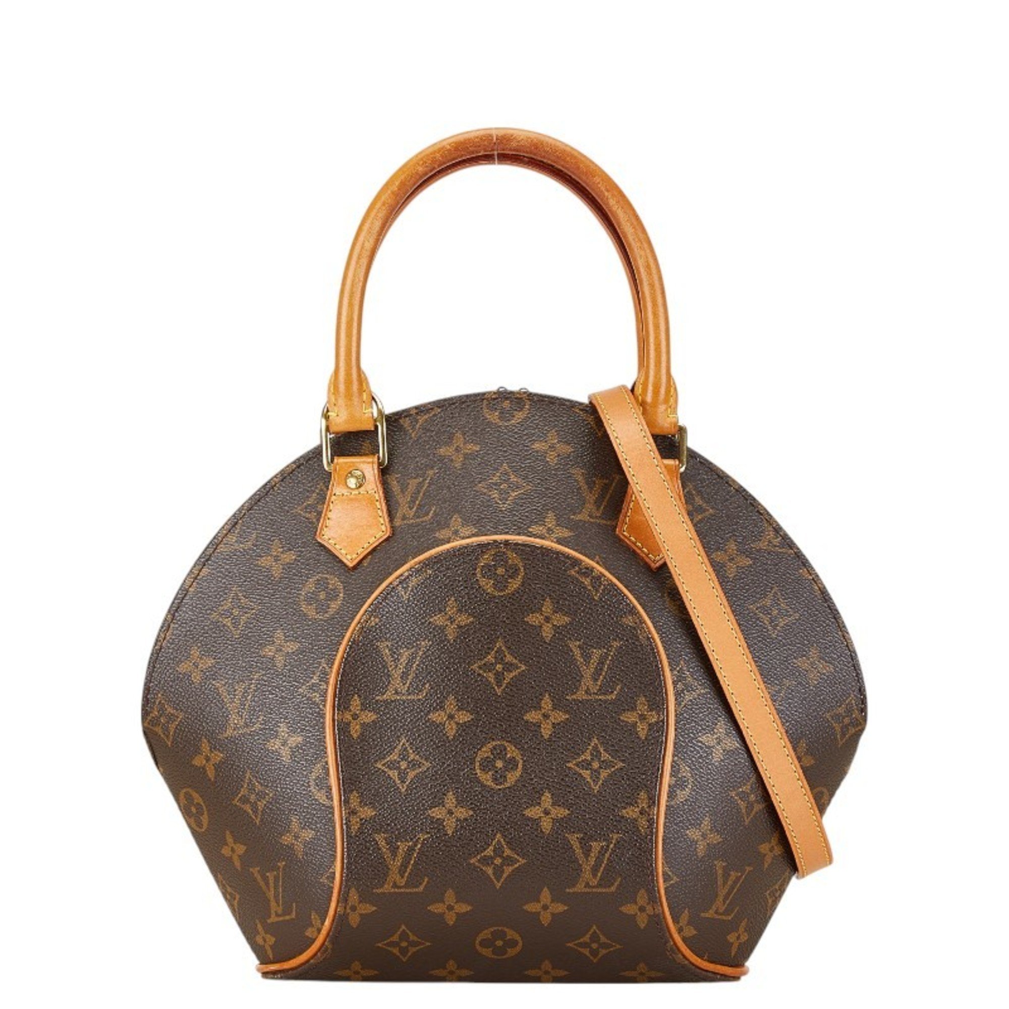 Louis Vuitton Monogram Ellipse PM Handbag Shoulder Bag M51127 Brown PVC Leather Women's LOUIS VUITTON