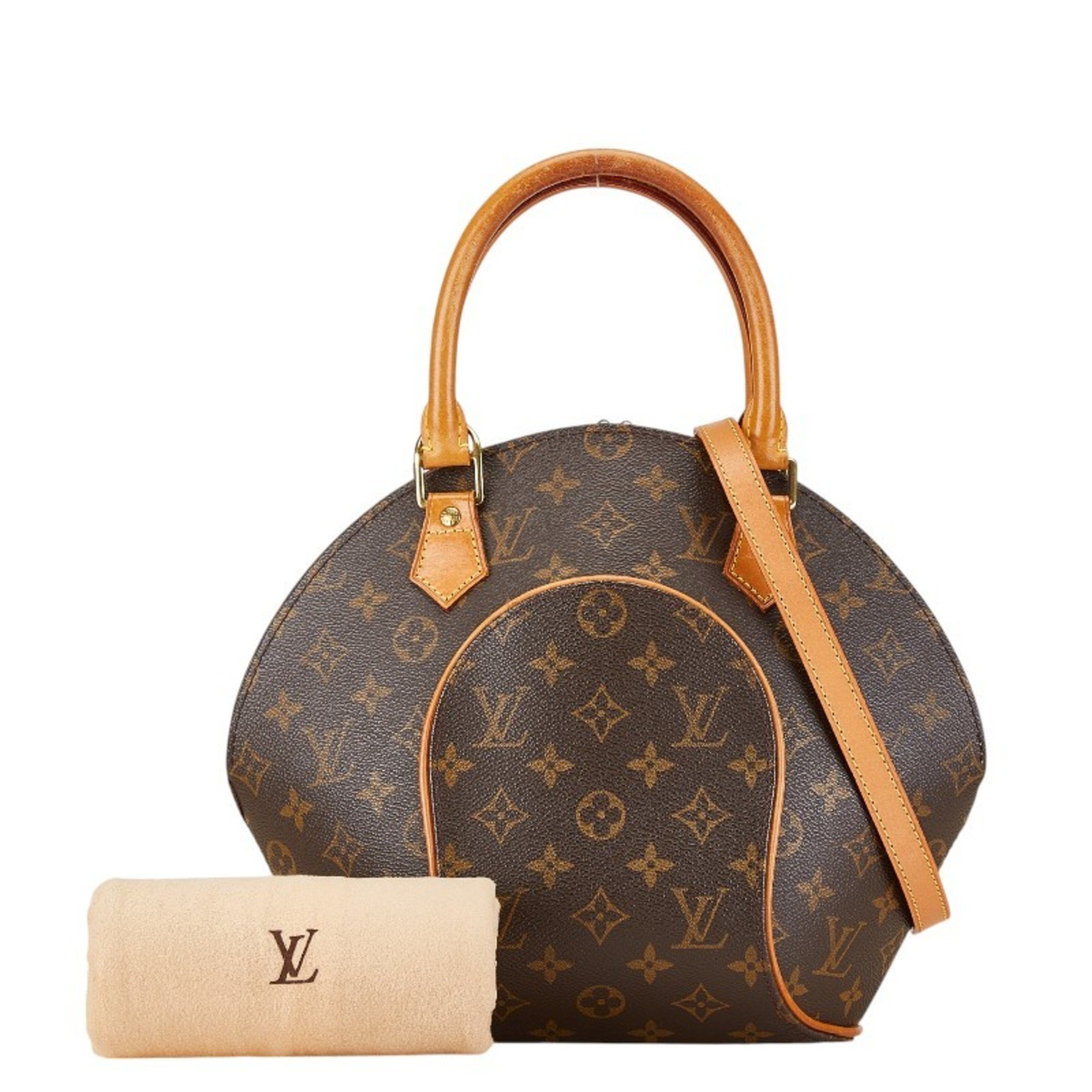 Louis Vuitton Monogram Ellipse PM Handbag Shoulder Bag M51127 Brown PVC Leather Women's LOUIS VUITTON