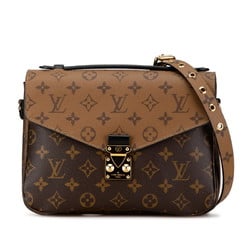 Louis Vuitton Monogram Reverse Pochette Metis MM Handbag Shoulder Bag M41465 Brown PVC Leather Women's LOUIS VUITTON