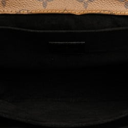 Louis Vuitton Monogram Reverse Pochette Metis MM Handbag Shoulder Bag M41465 Brown PVC Leather Women's LOUIS VUITTON