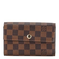 Louis Vuitton Damier Portefeuille Alexandra Bi-fold Wallet N63067 Brown PVC Women's LOUIS VUITTON