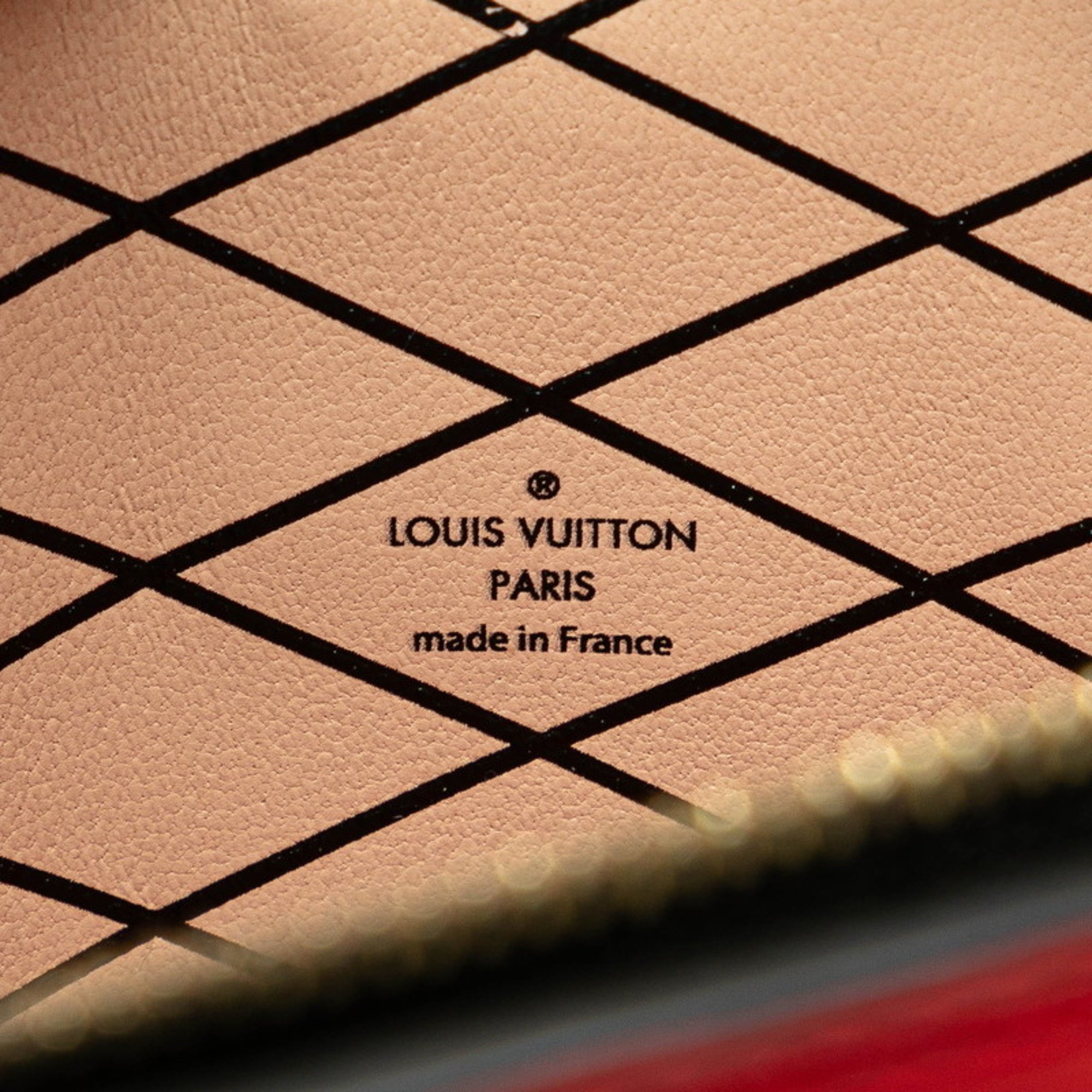 Louis Vuitton Epi Trunk Clutch Bag Shoulder M51697 Rouge Black Leather Women's LOUIS VUITTON