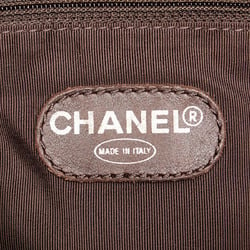 Chanel Coco Mark Tote Bag Shoulder Brown Suede Leather Women's CHANEL