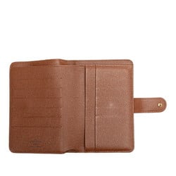 Louis Vuitton Monogram Porte Papier Zip Bi-fold Wallet M61207 Brown PVC Leather Women's LOUIS VUITTON