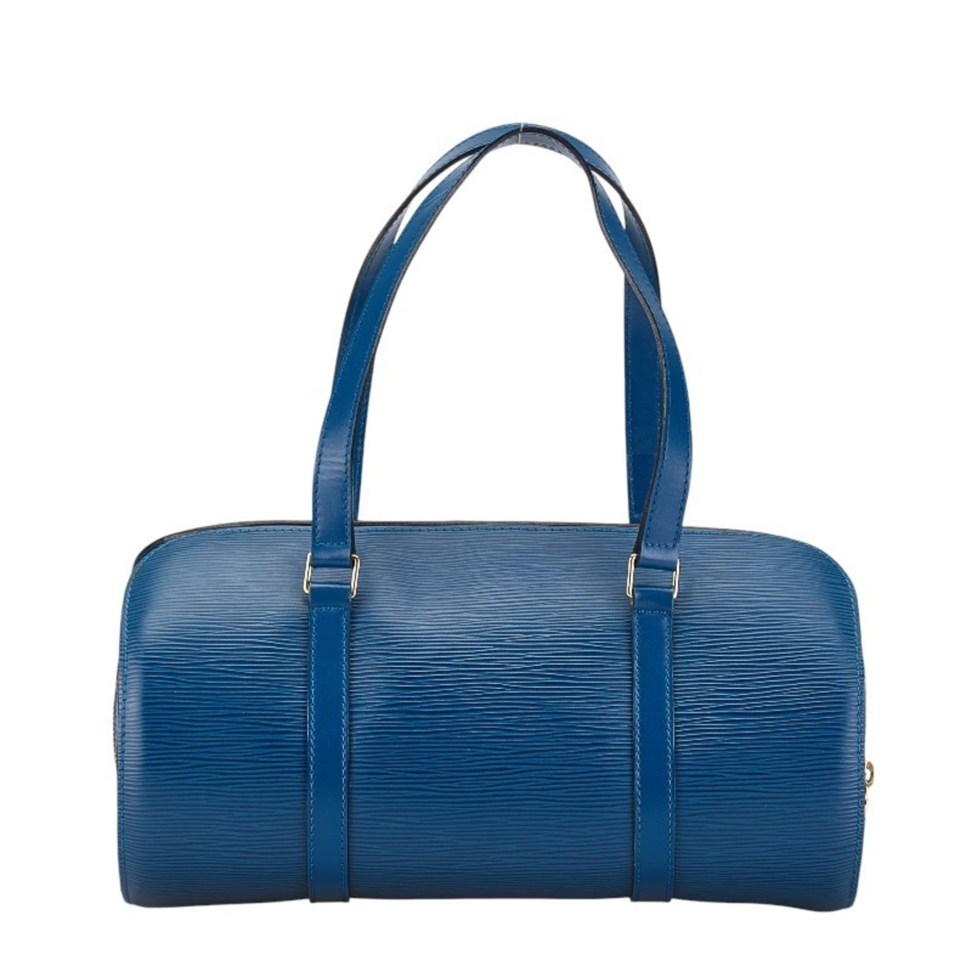 Louis Vuitton Epi Soufflot Handbag M52225 Toledo Blue Leather Women's LOUIS VUITTON