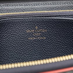 Louis Vuitton Monogram Empreinte Zippy Wallet Long M62121 Marine Rouge Navy Leather Women's LOUIS VUITTON