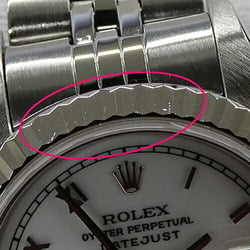 Rolex ROLEX Datejust 69174 U-serial number Wristwatch Ladies Automatic AT Stainless Steel SS White Gold WG Silver Roman Polished