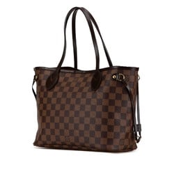 Louis Vuitton Damier Neverfull PM Handbag Tote Bag N51109 Brown PVC Leather Women's LOUIS VUITTON