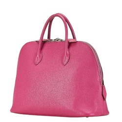 Hermes Polido 30 Handbag Rose Shocking Pink Chevre Women's HERMES