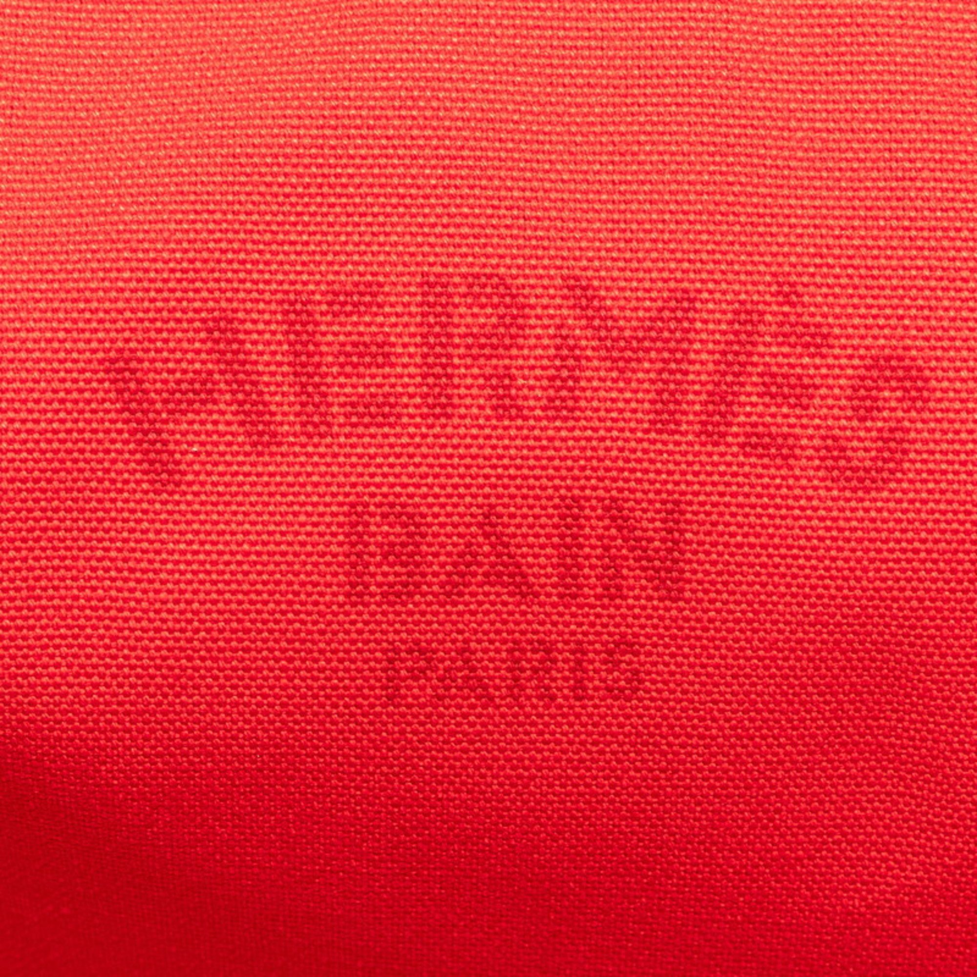 Hermes Panier de Plage PM Reversible Tote Bag Shoulder Beige Red Canvas Cotton Women's HERMES