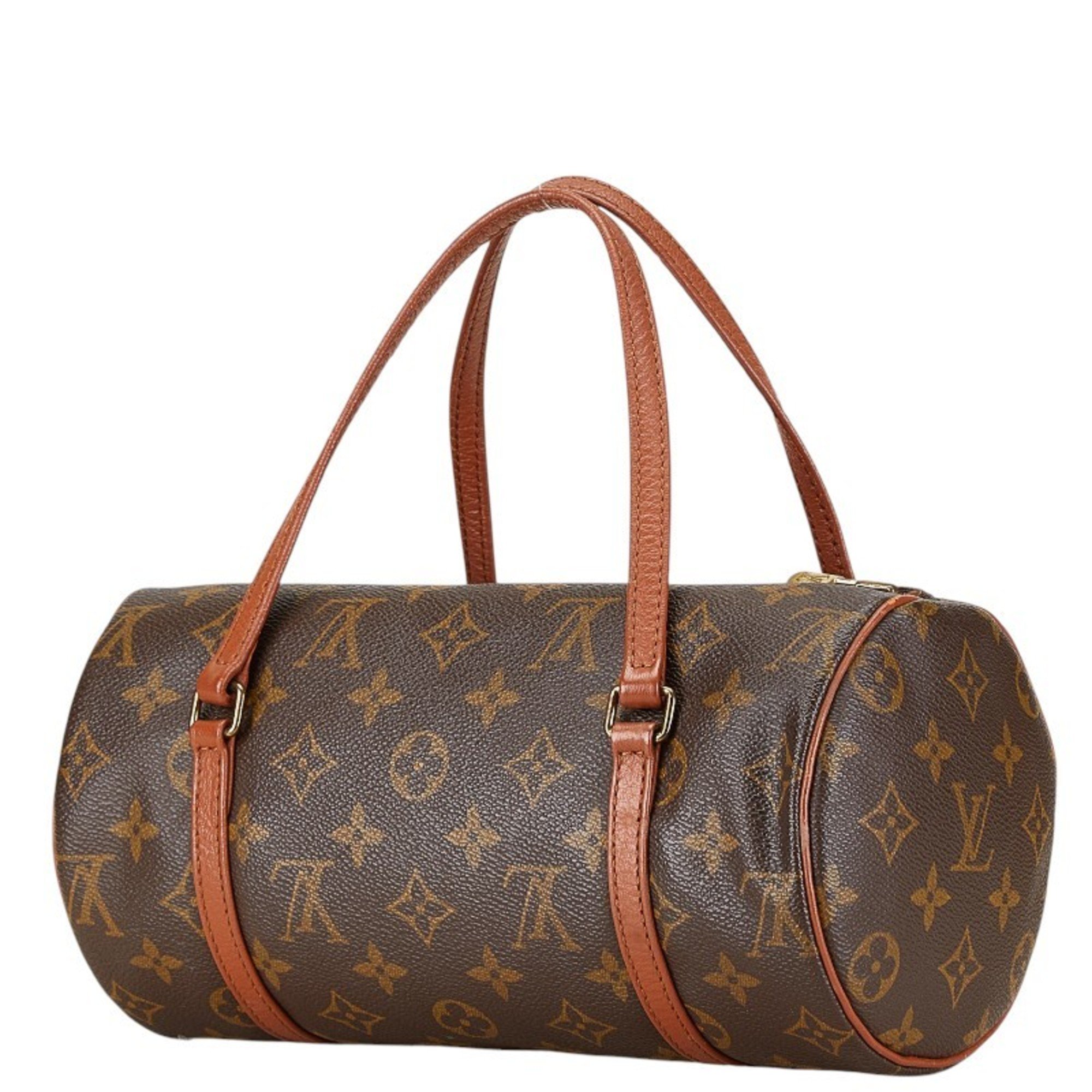 Louis Vuitton Monogram Papillon 26 Handbag M51366 Brown PVC Leather Women's LOUIS VUITTON