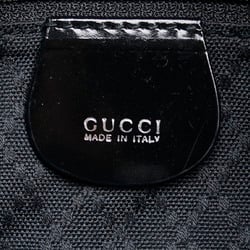 Gucci Bamboo Handbag Shoulder Bag 001 123 1577 Black Nylon Leather Women's GUCCI