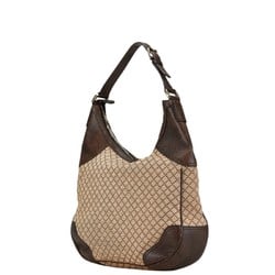 Gucci Diamante Horsebit Handbag Tote Bag 247287 Brown Canvas Leather Women's GUCCI