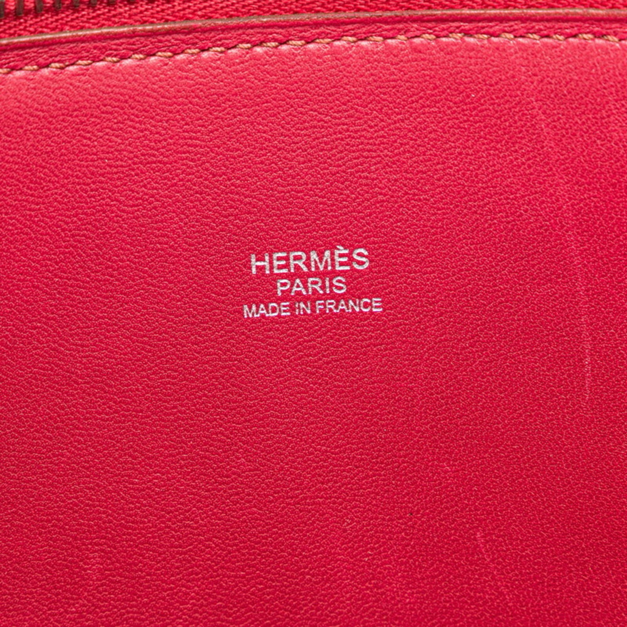 Hermes Bolide 31 Handbag Shoulder Bag Rosewood Pink Taurillon Clemence Women's HERMES