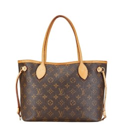 Louis Vuitton Monogram Neverfull PM Handbag Tote Bag M40155 Brown PVC Leather Women's LOUIS VUITTON