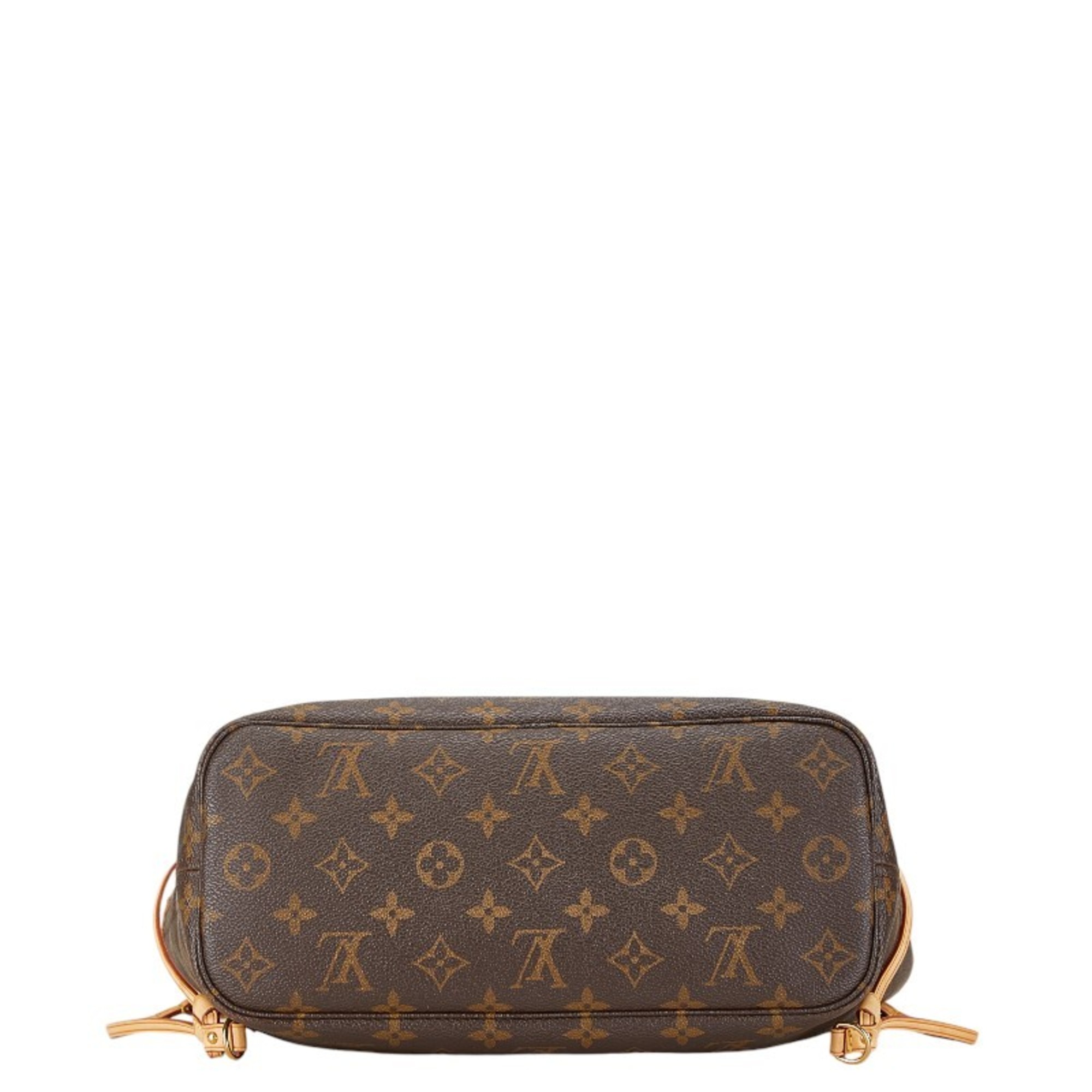 Louis Vuitton Monogram Neverfull PM Handbag Tote Bag M40155 Brown PVC Leather Women's LOUIS VUITTON