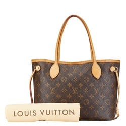 Louis Vuitton Monogram Neverfull PM Handbag Tote Bag M40155 Brown PVC Leather Women's LOUIS VUITTON