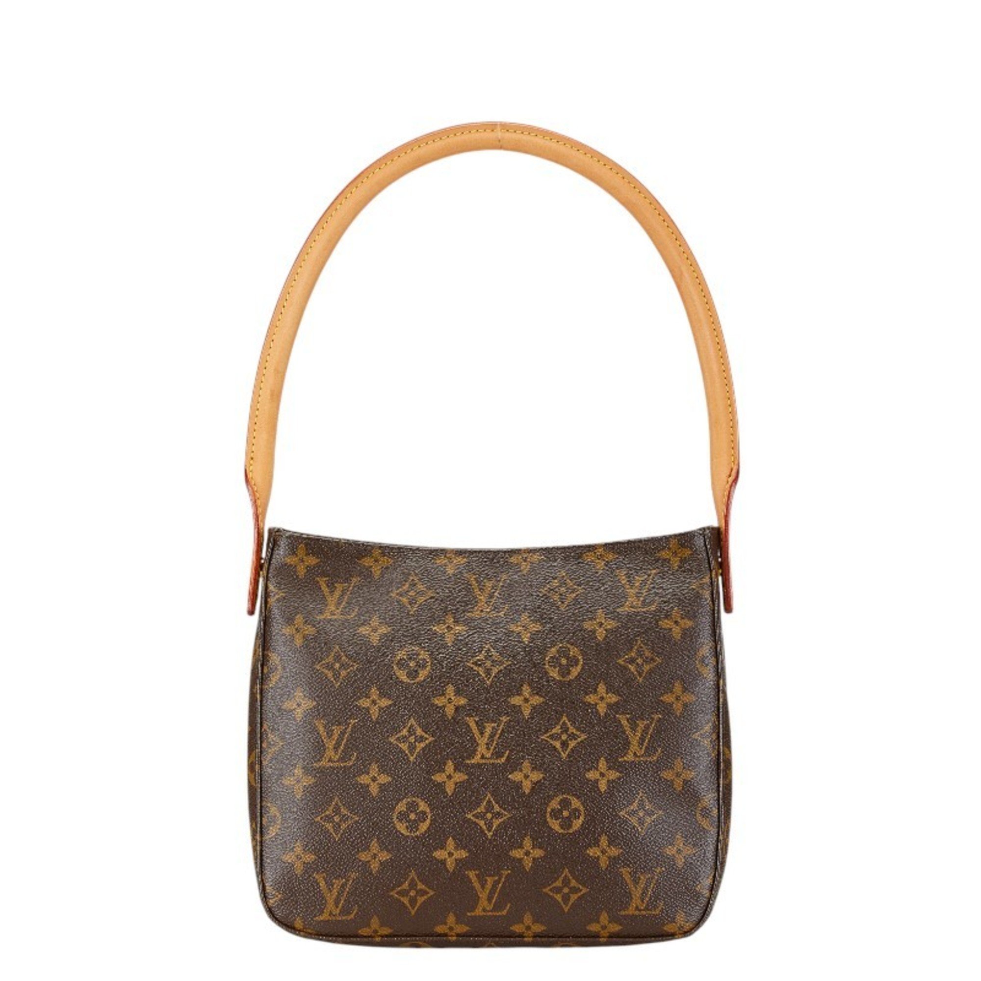 Louis Vuitton Monogram Looping MM Shoulder Bag Handbag M51146 Brown PVC Leather Women's LOUIS VUITTON