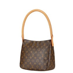 Louis Vuitton Monogram Looping MM Shoulder Bag Handbag M51146 Brown PVC Leather Women's LOUIS VUITTON