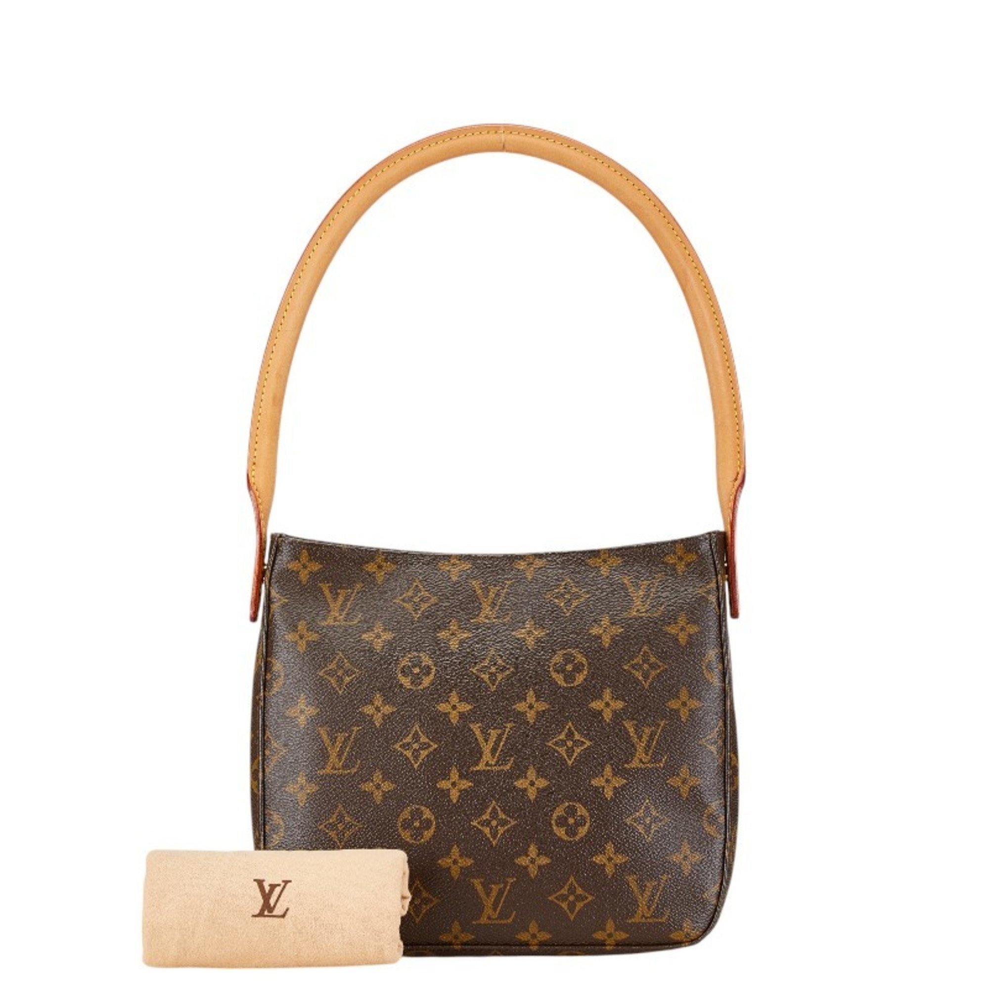 Louis Vuitton Monogram Looping MM Shoulder Bag Handbag M51146 Brown PVC Leather Women's LOUIS VUITTON